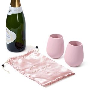 Odeme Silicone Stemless Wine Glasses - Set of 2